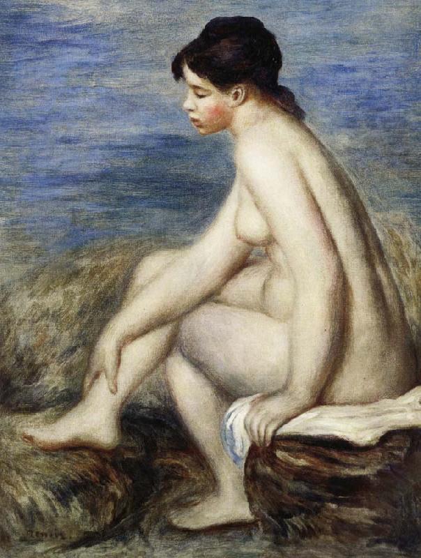 Pierre Renoir Seated Bather oil painting picture